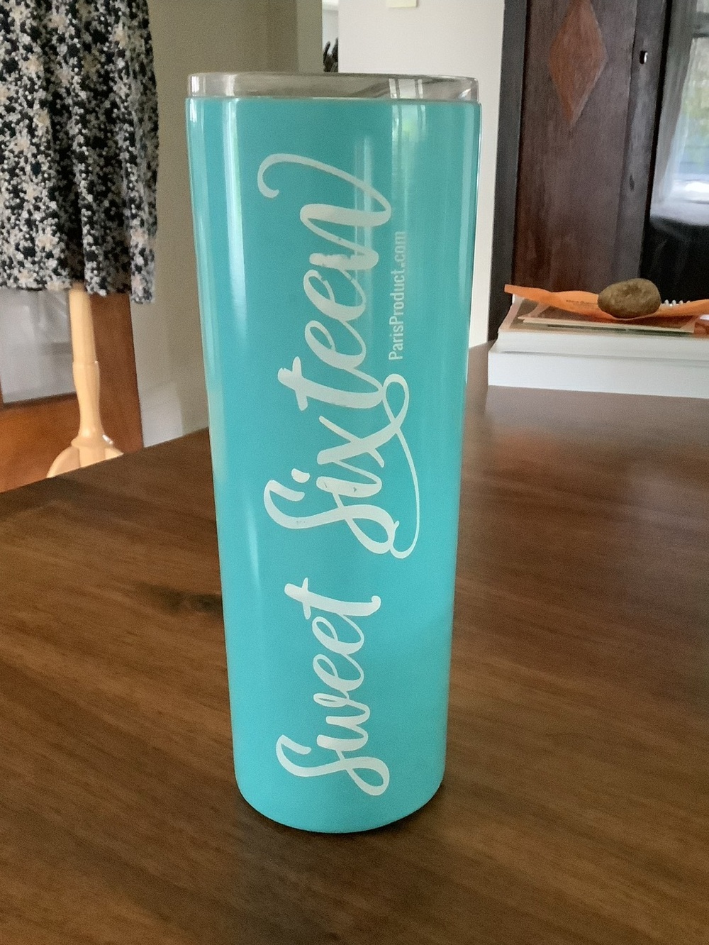 Sweet Sixteen Turquoise Stainless Travel Tumbler